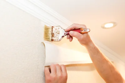Pose de papier peint à Flin — revêtements muraux et toiles de verre